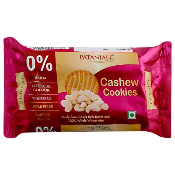 Patanjali Cashew Atta Cookies